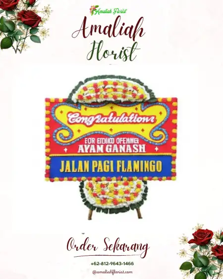 Sewa Papan Bunga Jelijih Punggung